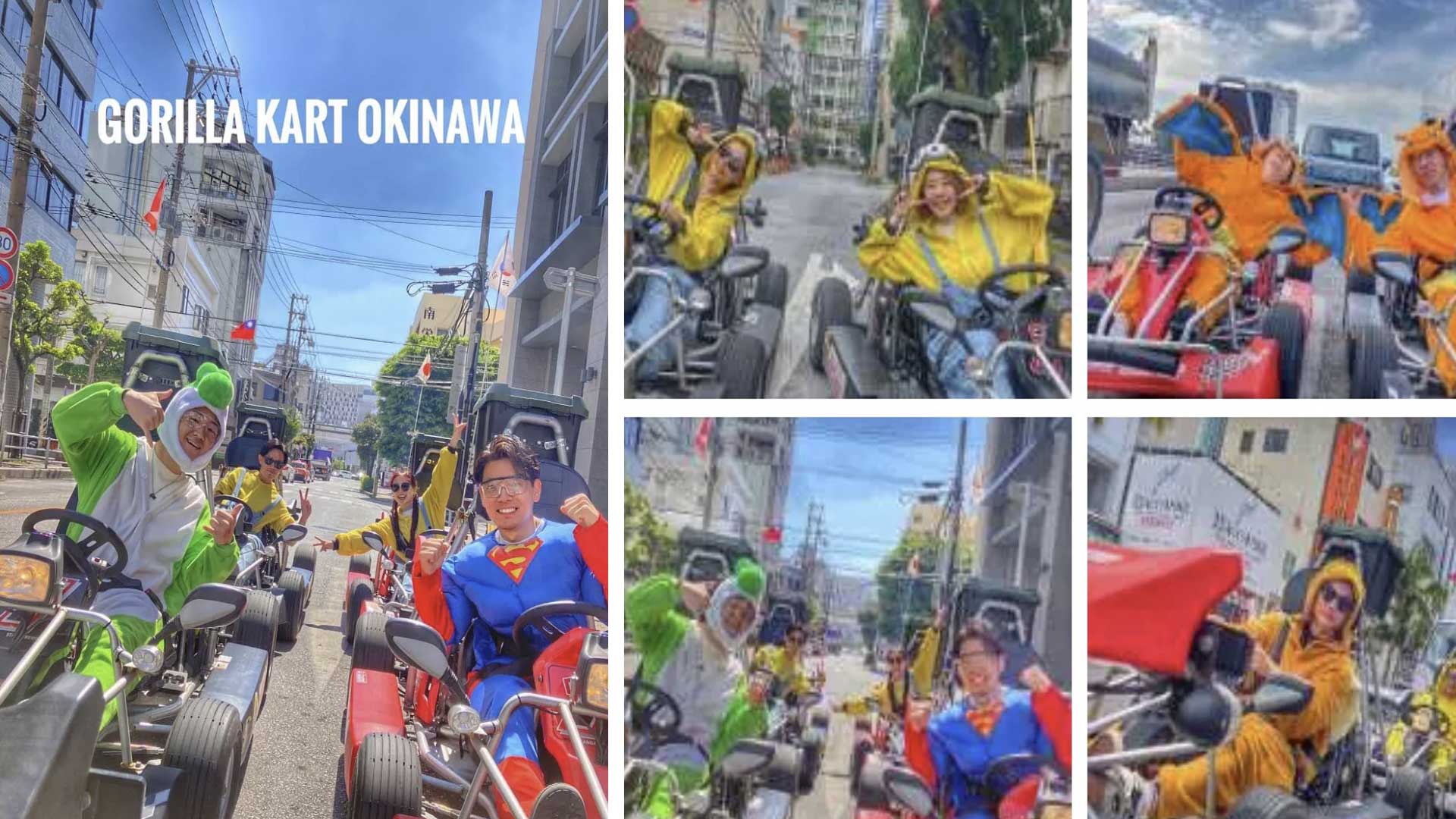 沖繩街頭跑跑卡丁車 Streetkart GORILLA KART OKINAWA|駕照、路線、價格心得評價