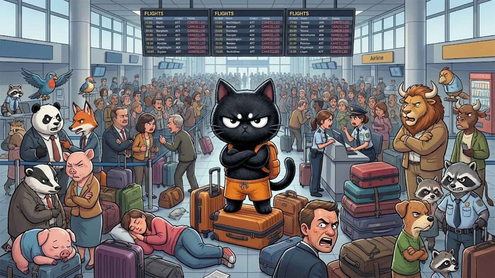 🌪️出國飛機取消怎麼辦？現場處理方式 | 旅平險 vs 旅遊不便險理賠流程與注意事項